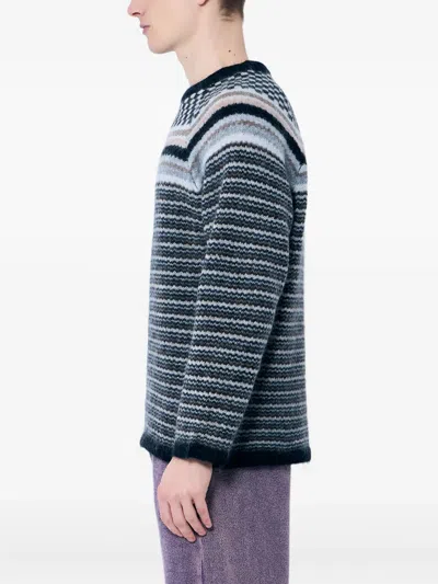 Nomarythm Textile Crew-neck Sweater