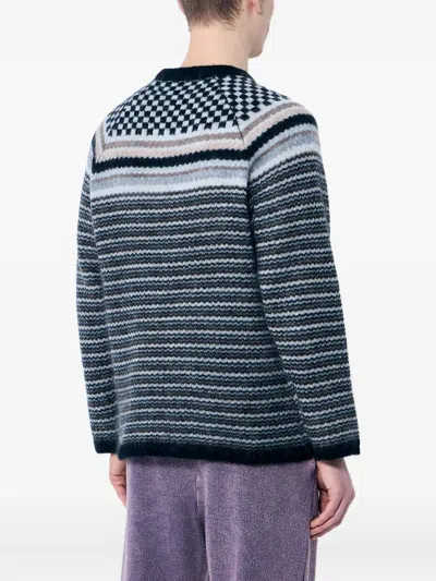 Nomarythm Textile Crew-neck Sweater