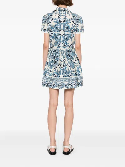 Cara Cara Noor Mini Dress In Blue