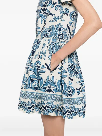 Cara Cara Noor Mini Dress In Blue