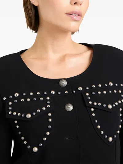 Cinq À Sept Cinq A Sept Olga Studded Jacket In Black
