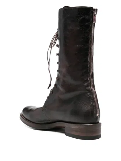 Shoto 30mm Lace-up Leather Boots