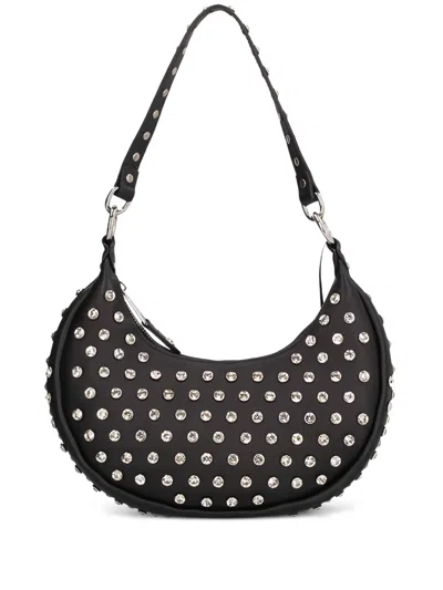 Retroféte Maybelle Crystal-embellished Shoulder Bag In Black