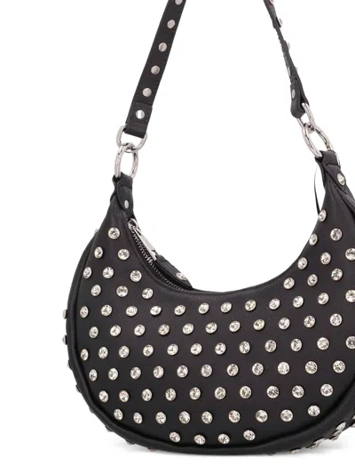 Retroféte Maybelle Crystal-embellished Shoulder Bag In Black