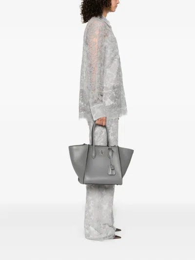 Ermanno Scervino Maggie Padlock Leather Tote Bag