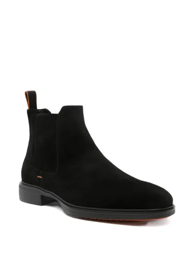 Santoni Easy Nova Ankle Boots With Chunky Sole