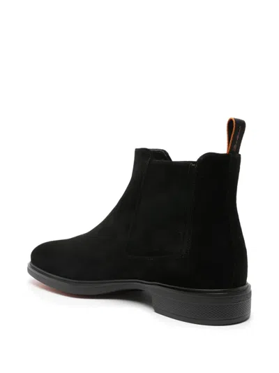 Santoni Easy Nova Ankle Boots With Chunky Sole