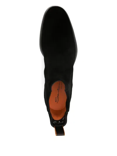 Santoni Easy Nova Ankle Boots With Chunky Sole