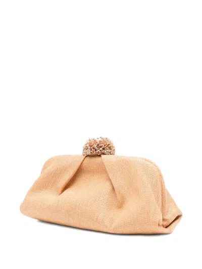Aquazzura Movida Crystal-embellished Clutch