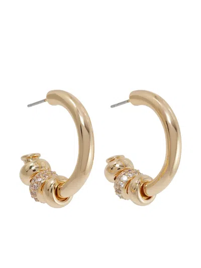 Roxanne Assoulin The Pavé Slider Hoop Earring In Gold