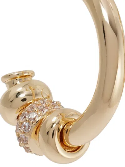Roxanne Assoulin The Pavé Slider Hoop Earring In Gold