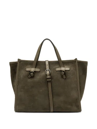 Gianni Chiarini Marcella Knotted Suede Tote Bag