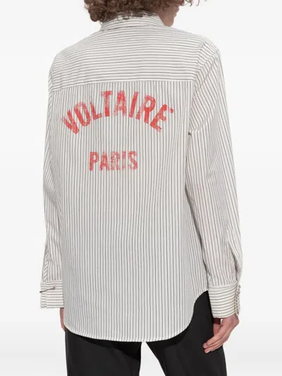 Zadig & Voltaire Striped Pin-cuff Shirt