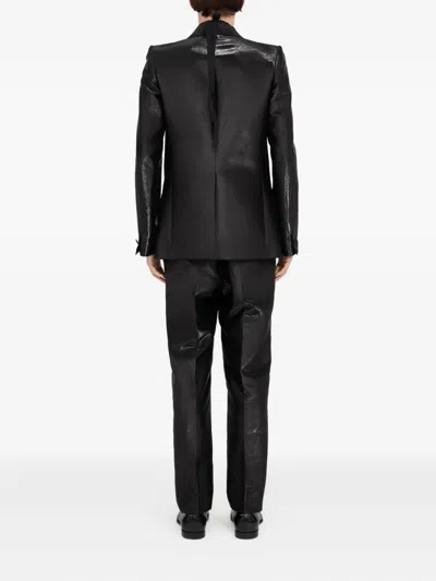 Mm6 Maison Margiela Creased Trousers In Black