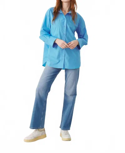 Part Two Savanna Shirt In Swim Cap In Blue