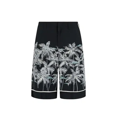 Palm Angels Palms-print Bermuda Shorts