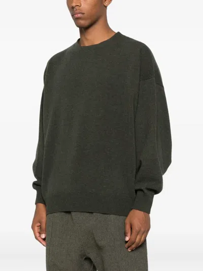 Fear Of God Faded Crewneck Sweater In In Brown