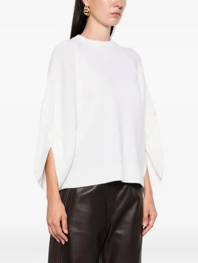 Max Mara Ampex Wool And Cashmere Over Sweater In Neutral
