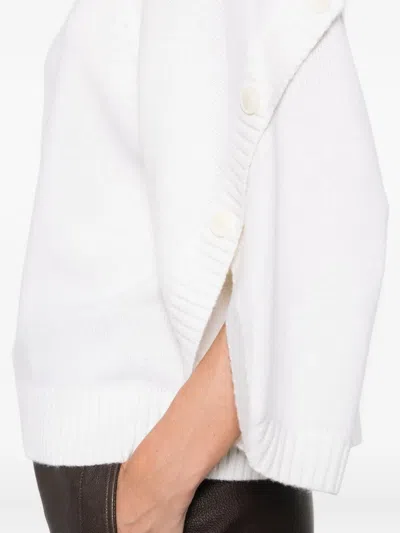 Max Mara Ampex Wool And Cashmere Over Sweater In Neutral