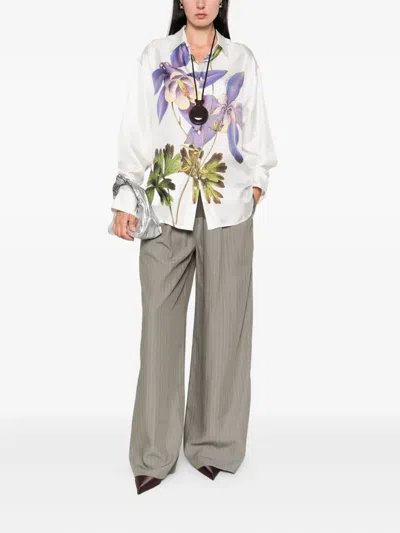 Pierre-louis Mascia Pierre Louis Mascia Printed Silk Shirt