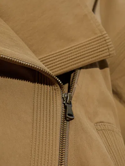 Iro Harper Diagonal-zip Biker Jacket In Brown