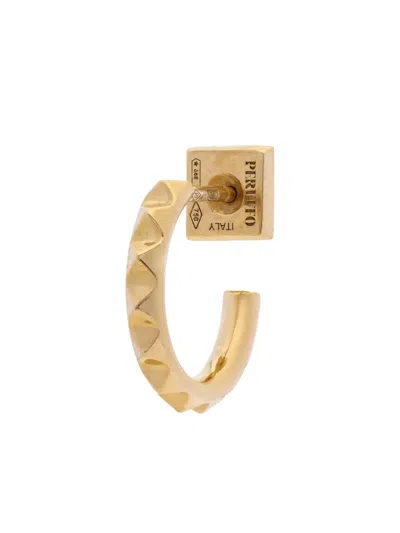 Peruffo 18k Yellow Gold Mini Loop Earring
