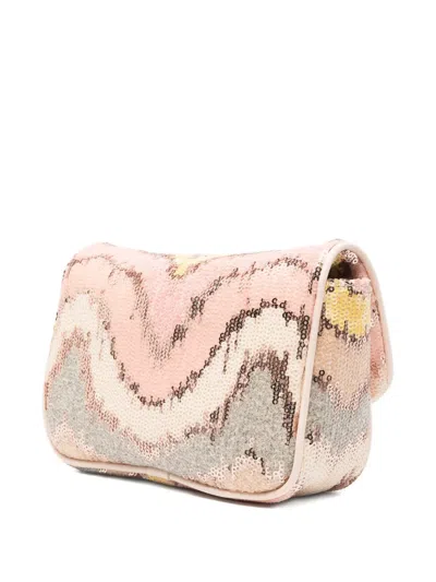 Missoni Sequin-embellished Chain Bag In Neutral