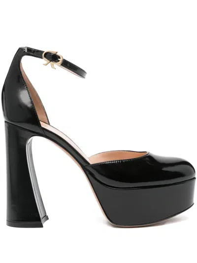 Gianvito Rossi 120mm Platform Ankle-strap Heeled Pumps