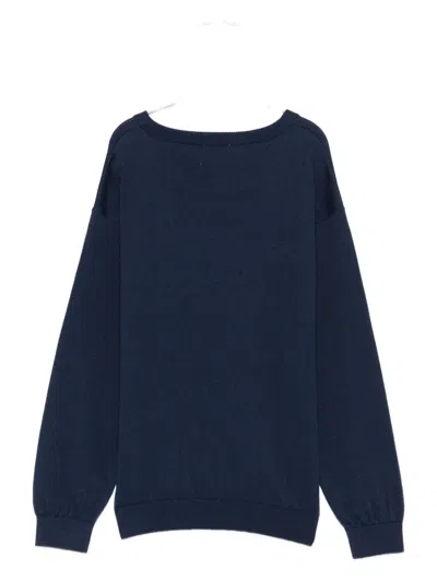Moschino Teddy-logo Sweater In Black