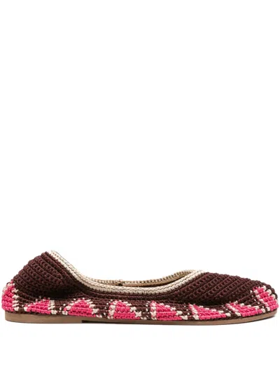 Slo_hand_made Crochet Ballet Flats