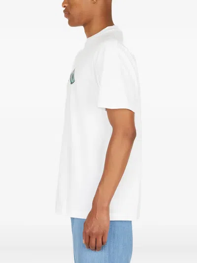 Soulland Tilting Logo-print T-shirt In White