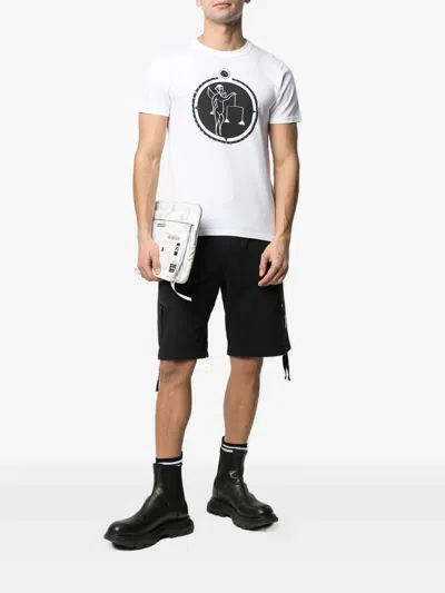 Swarovski Libra-print T-shirt In White