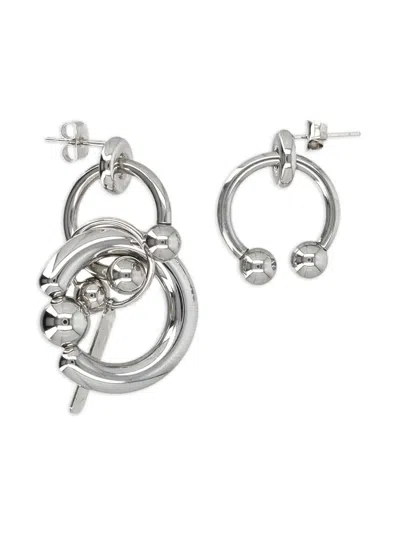 Justine Clenquet Dolly Earrings In Metallic