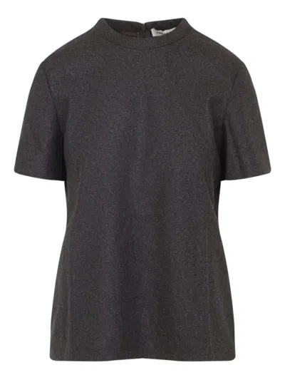 Carven Crewneck Zipped T-shirt