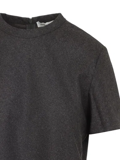 Carven Crewneck Zipped T-shirt