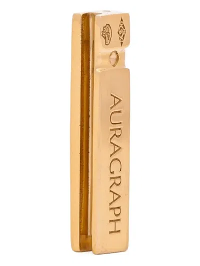 Auragraph 18k Yellow Gold Mini Mood Ruby Necklace