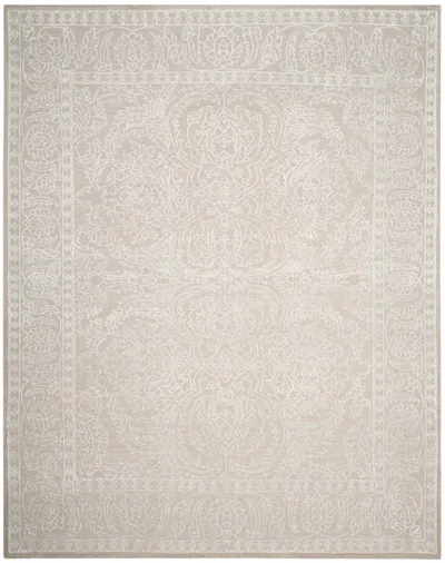 Safavieh Chester Hand Made Area Rug, Linen / Pearl Traditional Style Non-shedding
