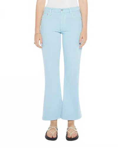 Mother High Rise Bookie Flood Bootcut Jeans In The Devil May Air Blue