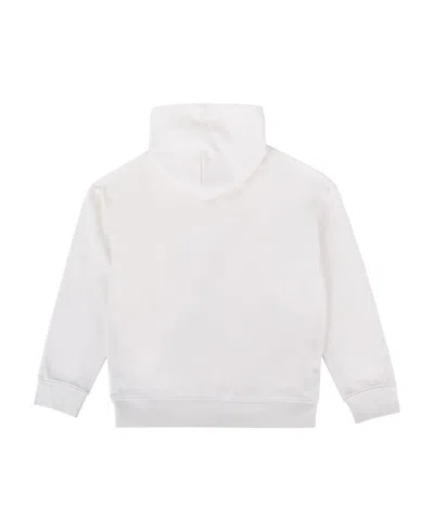 Emporio Armani Hooded Design Sweater In White