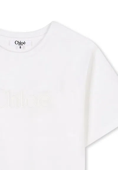 Chloé Kids T-shirt In White