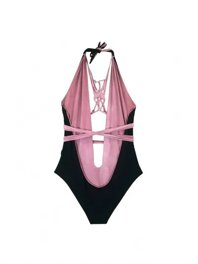 Charmosa Bia One Piece In Flan/black
