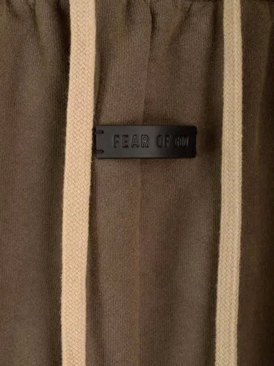 Fear Of God Drawstring Joggers In Brown