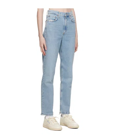 Agolde High Waist Denim Trousers