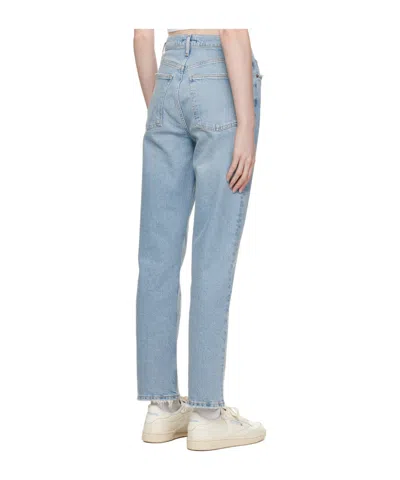 Agolde High Waist Denim Trousers