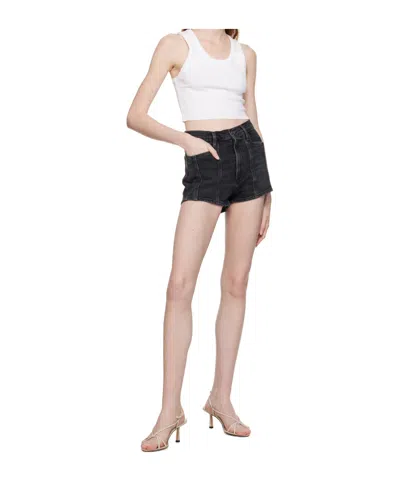 Agolde Denim Shorts With Belt Loops