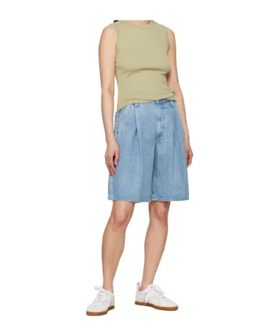Agolde Ellis Trouser Short In Baffle