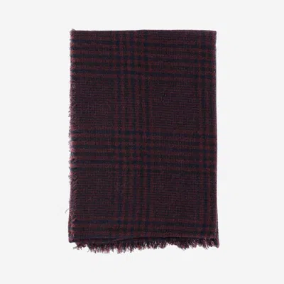 Faliero Sarti Perry Wool Blend Scarf In Purple
