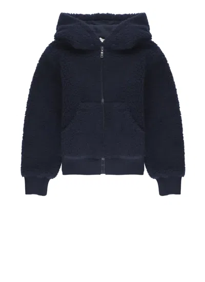 Moncler Boucle Seatshirt In Blue