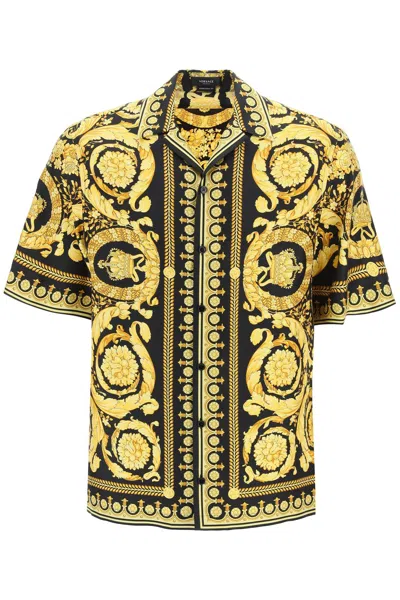 Versace Ornate Baroque Patterned Shirt In Multi
