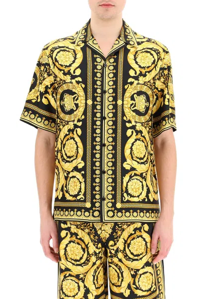 Versace Ornate Baroque Patterned Shirt In Multi